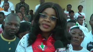 NDC’s Millicent Yeboah Amankwah files nomination to unseat Ignatius Baffour Awuah Sunyani West MP [upl. by Lunneta]