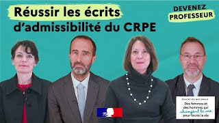 Devenez professeur des écoles  Réussir les épreuves écrites dadmissibilité du CRPE [upl. by Eeruhs815]