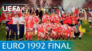 Denmark v Germany UEFA EURO 92 final highlights [upl. by Leahcir848]