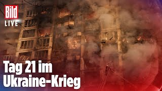 🔴 UkraineKrieg NATOSondertreffen in Brüssel  BILD Live [upl. by Amolap526]