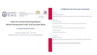 Il Nuovo Processo Civile La Riforma sul ricorso per cassazione [upl. by Risay]