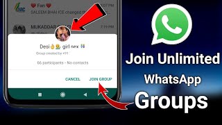 How to join unlimited whatsapp groups  kisi ke whatsapp group me kaise join kare  HindiUrdu 2019 [upl. by Joktan326]