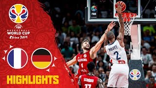 France v Germany  Highlights  FIBA Basketball World Cup 2019 [upl. by Audwin]