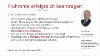 Früher in Rente Video Warum Rechtsschutzversicherung [upl. by Knute772]