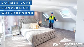 Dormer Loft Conversion Walkthrough [upl. by Eedolem]