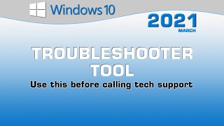 Windows 10 Troubleshooter Tool [upl. by Nerland]