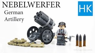 Lego WW2 Nebelwerfer 42  German Army 6 Barrel Artillery  Brickarms Brickmania Knockoffs Lepin [upl. by Htaeh]