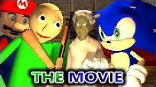 GRANNY VS BALDI AND SONIC CHALLENGE THE MOVIE OFFICIAL Minecraft [upl. by Nageek974]