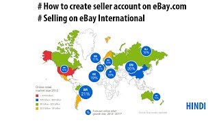 How to create seller account on eBaycom  Selling on eBay International in HINDI [upl. by Araik]