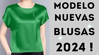 BLUSAS de MODA BONITAS 2024quot ESTILOS IDEAS de BLUSAS para MUJER [upl. by Nanah]