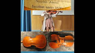 100 year old French violin copy Amati Paganini Cantabile [upl. by Wilbur]