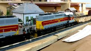 A lap around the HO scale Pilar Valley Railway [upl. by Ilrac]