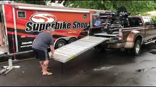 loadall motorcycle ramp customer video [upl. by Evannia]