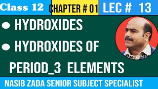 HYDROXIDES OF PERIOD 3 ELEMENTSCHEMISTRY CLASSNASIB ZADA SSSPASHTO POSHTO [upl. by Yssirk]