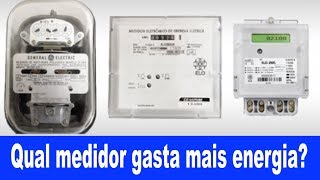 Qual medidor gasta mais energia  ANALÓGICO OU DIGITAL [upl. by Darice]