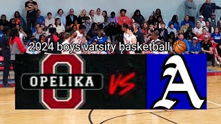 opelika vs auburn boys varsity 👦 basketball 2024 [upl. by Rianon548]