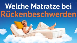 Welche Matratze bei Rückenschmerzen [upl. by Dorena]