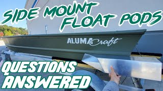 12ft Jon Boat Float Pods  Updates  Questions Answered [upl. by Corvese]