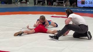 Wrestling  Ringen MDM 2023 Jugend B 35 kg Freestyle Radetzki  Kromm [upl. by Acissehc]