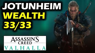 Jotunheim All Wealth Chests Locations  Assassins Creed Valhalla [upl. by O'Doneven69]