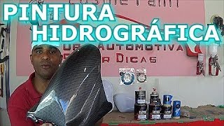 Como fazer Pintura Hidrográfica  Water Transfer Printing WTP  Pintura Automotiva [upl. by Anegroeg566]