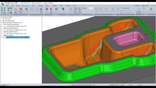 NCG CAM Tutorial 24  NCG CAM Mill 3D Mold amp Die Toolpath Machining [upl. by Llerrej]