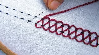 Hand Embroidery Basic Stitch Embroidery for Beginner [upl. by Kordula]