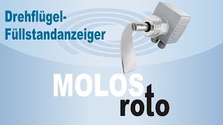 MOLOSroto  Drehflügelmelder für Füllstandanzeige als Leer Bedarf und Vollmelder in einem Silo [upl. by Leryt]