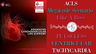 PULSELESS VENTRICULAR TACHYCARDIAIMPORTANT TIPS TO PASS THE 2020 ACLS MEGACODE SCENARIO LIKE A BOSS [upl. by Asinet]