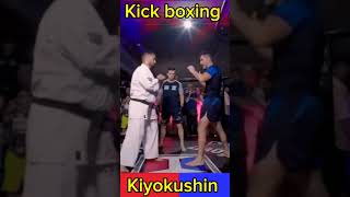 kiyokushin v kick boxing low kick viralvideo karate punching [upl. by Yggam]