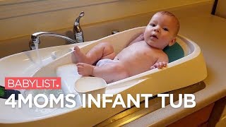 4moms Infant Tub Review  Babylist [upl. by Baese]