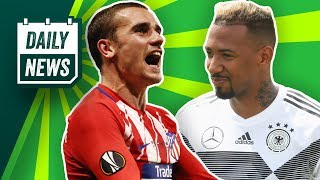 Russland eröffnet WM 2018 Boateng vs FC Bayern Griezmann bleibt Götze verlässt BVB Daily News [upl. by Maya838]