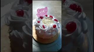 Cake makercake video cake designviral videovideo white forest [upl. by Aknaib]