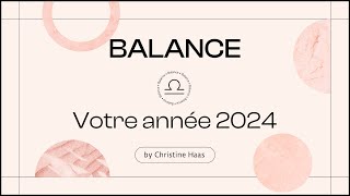 Horoscope 2024 Balance ♎️ Christine Haas amp Zoé Lafont [upl. by Ocnarfnaig]