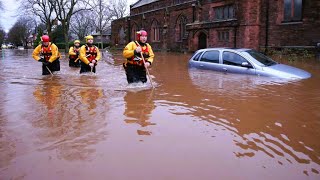 Drain Seeker Draining a Massive Flooded Street Unbelievable Drain Seeker Draining Amidst the Flood [upl. by Ieppet48]