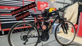 How To Install a Motorized Bike Kit Installing a Motorized Bike Kit Walkthrough [upl. by Ahseinar56]