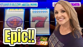 Massive Slot Machine Jackpot in Las Vegas 2024  Upped My Bet at the Right Time [upl. by Staal]