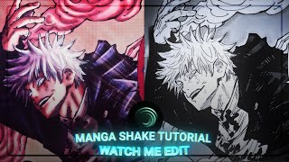 Manga Shake Tutorial Alight Motion Preset [upl. by Mcclelland]