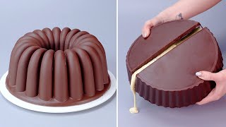 A Collection OF CAKE Oddly Satisfying Chocolate Cake You Never Seen  Awesome Cake Decorating Ideas [upl. by Lauree]