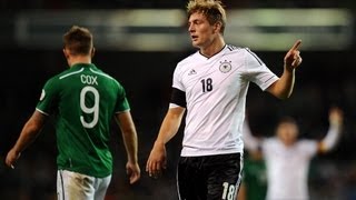 AWESOME Toni Kroos goal as Germany destroy Ireland in World Cup qualifier [upl. by Haleemaj]