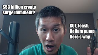 Bitcoin to Pump on 53 BILLION of Stablecoin inflows SUI ZCASH Helium PUMP HARD Heres why [upl. by Ahtanaram687]