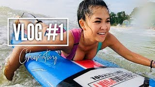 VLOG1 Learning to Surf in Cherating with Cherating Point Surf School [upl. by Anitsrihc713]