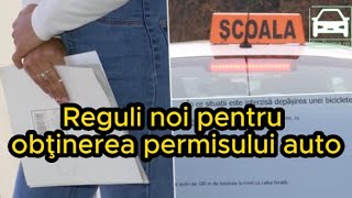 Se schimbă regulile pentru cei care vor să obţină permisul de conducere Legi noi promulgate [upl. by Lashar]