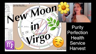 New Moon in Virgo♍️🌙9224🌸Purity Perfection Service amp Health🌼Body Parts Gemstones💎Herbs🌿amp More [upl. by Pippy]