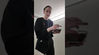 Girl accidentally vacuum sealed glass Tupperware closed [upl. by Adur322]