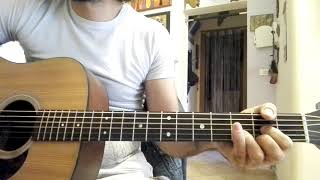 FUOCO NEL FUOCO  EROS RAMAZZOTTI GUITAR COVER [upl. by Carolus718]