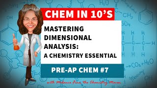 Mastering Dimensional Analysis A Chemistry Essential [upl. by Llerroj872]