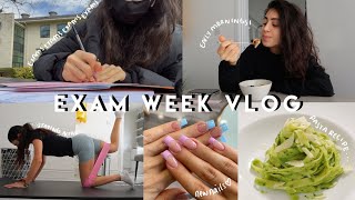 Weekly Vlog  Exam Week Nails Grocery Haul Avocado Pasta recipe  more [upl. by Avot337]