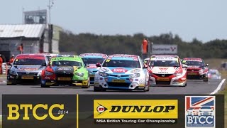 BTCC 2014  SNETTERTON HIGHLIGHTS [upl. by Jacoba]