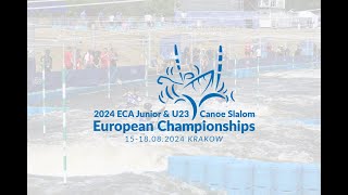 Sunday Kayak Cross  2024 ECA Junior and U23 Canoe Slalom European Championships Krakow [upl. by Virgin]